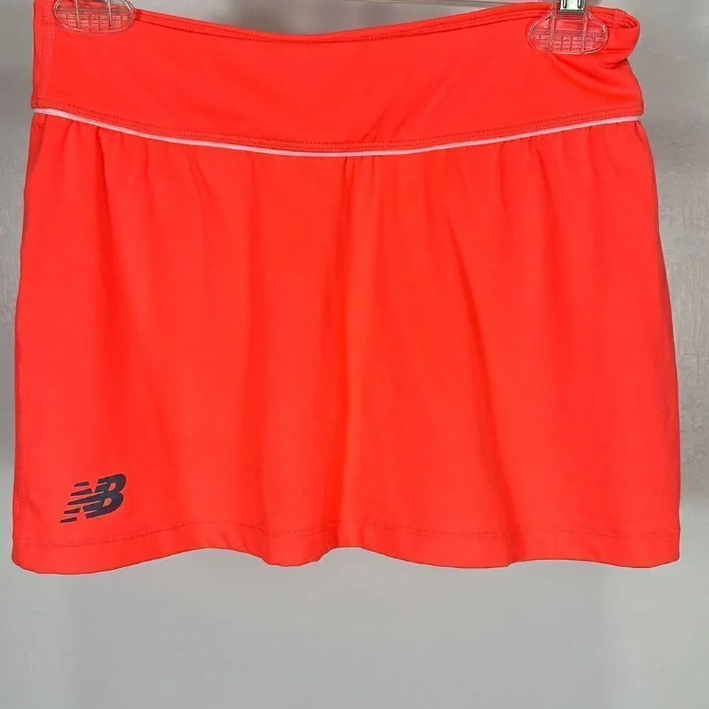New Balance Orange Tennis Fitness Athleisure Skort Size XS